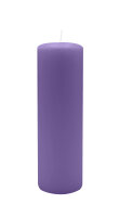 Stumpenkerzen 200 x  Ø 60 mm, Veilchen, 4 Stück