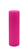Stumpenkerzen 200 x  Ø 60 mm, Fuchsia Pink, 4...