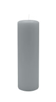 Stumpenkerzen 200 x  Ø 60 mm, Silbergrau, 4...