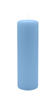 Stumpenkerzen 200 x  Ø 60 mm, Blue Bell Hellblau,...
