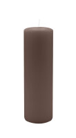 Stumpenkerzen 200 x  Ø 60 mm, Mocca, 4 Stück