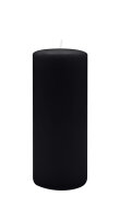 Stumpenkerzen 180 x  Ø 70 mm, Schwarz, 4 Stück