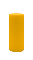 Stumpenkerzen 180 x  Ø 70 mm, Goldgelb, 4 Stück