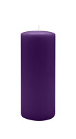 Stumpenkerzen 180 x  Ø 70 mm, Violett, 4 Stück