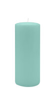 Stumpenkerzen 180 x  Ø 70 mm, Türkis, 4...