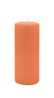 Stumpenkerzen 180 x  Ø 70 mm, Lachs, 4 Stück