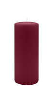 Stumpenkerzen 180 x  Ø 70 mm, Burgund Rotbraun, 4...