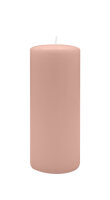 Stumpenkerzen 180 x  Ø 70 mm, Taupe Rose, 4...