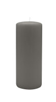 Stumpenkerzen 300 x  Ø 80 mm, Grau, 2 Stück