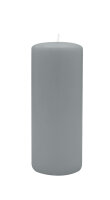Stumpenkerzen 300 x  Ø 80 mm, Silbergrau, 2...