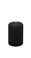 Mini-Stumpenkerzen 50 x  Ø 30 mm, Schwarz, 20...