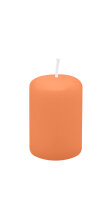 Mini-Stumpenkerzen 50 x  Ø 30 mm, Mango Orange, 20...