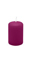 Mini-Stumpenkerzen 50 x  Ø 30 mm, Brombeere, 20...