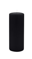 Stumpenkerzen 250 x  Ø 70 mm, Schwarz, 2 Stück