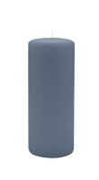 Stumpenkerzen 300 x  Ø 70 mm, Pacific Blau Grau, 2...