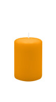 Stumpenkerzen 80 x  Ø 100 mm, Honig, 4 Stück