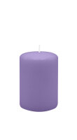 Stumpenkerzen 80 x  Ø 100 mm, Lavendel-Lilac, 4...
