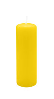 Stumpenkerzen 150 x  Ø 40 mm, Zitrone Gelb, 16...