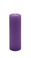 Stumpenkerzen 150 x  Ø 40 mm, Violett, 16 Stück