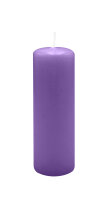 Stumpenkerzen 150 x  Ø 40 mm, Lila, 16 Stück