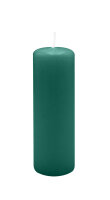 Stumpenkerzen 150 x  Ø 40 mm, Dunkelgrün, 16...