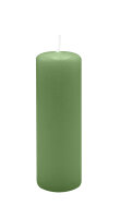 Stumpenkerzen 150 x  Ø 40 mm, Grün, 16...