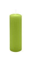 Stumpenkerzen 150 x  Ø 40 mm, Limonegrün, 16...
