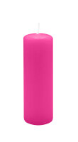 Stumpenkerzen 150 x  Ø 40 mm, Fuchsia Pink, 16...