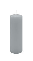 Stumpenkerzen 150 x  Ø 40 mm, Silbergrau, 16...