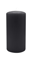 Stumpenkerzen 150 x  Ø 90 mm, Schwarz, 2 Stück
