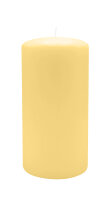 Stumpenkerzen 150 x  Ø 90 mm, Grapefruit Gelb, 2...
