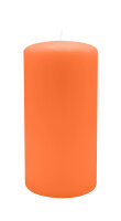 Stumpenkerzen 150 x  Ø 90 mm, Karotte...
