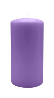 Stumpenkerzen 150 x  Ø 90 mm, Lila, 2 Stück