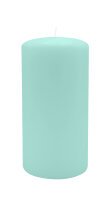 Stumpenkerzen 150 x  Ø 90 mm, Türkis, 2...