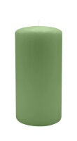 Stumpenkerzen 150 x  Ø 90 mm, Grün, 2 Stück