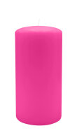 Stumpenkerzen 150 x  Ø 90 mm, Fuchsia Pink, 2...