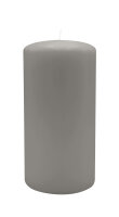 Stumpenkerzen 150 x  Ø 90 mm, Grau, 2 Stück