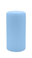 Stumpenkerzen 150 x  Ø 90 mm, Blue Bell Hellblau,...