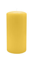Stumpenkerzen 150 x  Ø 90 mm, Mostard Senf, 2...