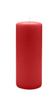 Stumpenkerzen 200 x  Ø 90 mm, Rot, 2 Stück