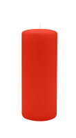 Stumpenkerzen 200 x  Ø 90 mm, Paprika Hellrot, 2...