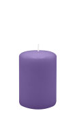 Stumpenkerzen 100 x  Ø 90 mm, Veilchen, 4 Stück