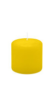 Stumpenkerzen 60 x  Ø 60 mm, Zitrone Gelb, 16...