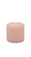 Stumpenkerzen 60 x  Ø 60 mm, Taupe Rose, 16...
