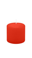 Stumpenkerzen 60 x  Ø 60 mm, Paprika Hellrot, 16...