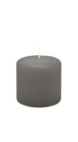 Stumpenkerzen 60 x  Ø 60 mm, Grau, 16 Stück