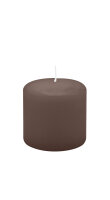 Stumpenkerzen 60 x  Ø 60 mm, Mocca, 16 Stück