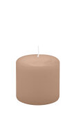 Stumpenkerzen 60 x  Ø 60 mm, Portobello Nougat, 16...