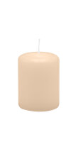 Stumpenkerzen 80 x  Ø 60 mm, Vanilla Bisquit, 16...