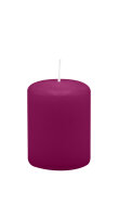 Stumpenkerzen 80 x  Ø 60 mm, Brombeere, 16 Stück